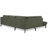 Scandic temno zelena kotna sedežna garnitura (levi kot) gomero – | Shoptok.si