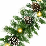  Božićna premium girlanda s LED žaruljicama na baterije 280 cm | shoptok.hr