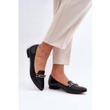 Zazoo 2885 Leather Ballerinas with Ornament Black | ePonuda.com