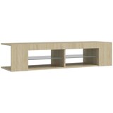 TV ormarić s LED svjetlima boja hrasta sonome 135 x 39 x 30 cm | shoptok.hr