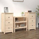  Komode 2 kom 40x35x80 cm od masivne borovine | shoptok.hr