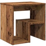 vidaXL Noćni ormarić boja staro drvo 40x30x40 cm od konstruiranog drva | shoptok.hr