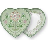 Pip Studio Lily&Lotus - krožnik v obliki srca 21,5 cm - svetlo zelena Cene