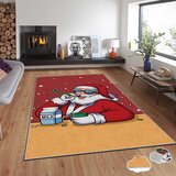 Conceptum Hypnose Tepih sa novogodišnjim motivima Asr-Crpt-49, Pravougaoni, 100 x 140 cm, Šareni | Eponuda.ba