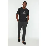 Trendyol Pajama Set - Multi-color - With Slogan