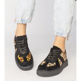 D/CEO Stanila perforated eco-suede brown loafers | shoptok.hr