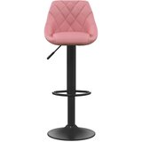  Barski stolci 2 kom ružičasti baršunasti | shoptok.hr