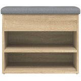  Klupa za cipele boja hrasta 62x32x50 cm konstruirano drvo | Eponuda.ba