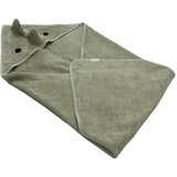 Kindsgut Zelena bombažna otroška brisača s kapuco 75x75 cm Dinosaur – | Shoptok.si