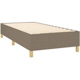  Krevet s oprugama i madracem smeđesivi 90x190 cm od tkanine | shoptok.hr