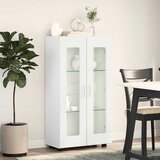  Kreveta s policom FLORIN Visoki sjaj bijela 55,5 x 29 x 100 cm | shoptok.hr