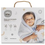 MimiNu InterBaby dekica i vreća za spavanje 80x90 cm Oblak plava | shoptok.hr