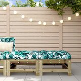 Maison Chic Vrtni stolček - Vrtni stoli za noge z blazino 2 kosa impregnirana borovina JS969, (21878808) | Shoptok.si