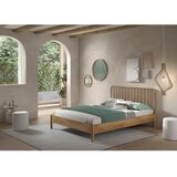 Vipack Zakonska postelja iz masivnega hrasta brez letvenega dna 160x200 cm v naravni barvi Olive Spindle – | Shoptok.si