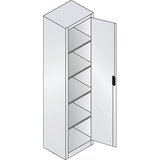 C+P Univerzalna omara ACURADO, ŠxG 500 x 400 mm, svetlo siva / vodno modra | Shoptok.si