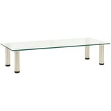 vidaXL TV stojalo prozorno 80x35x17 cm kaljeno steklo, (20913202) Cene