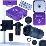 Rosfix SET MIKROSKOPSKA KAMERA KMPPP-HDMI-USB 51MP – 100X OBJEKTIV, PLATFORMA 50/40MM | FULLHD, 4K, C-MOUNT, ALUMINIJ, (5000068599) | Shoptok.si