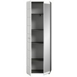 MID.YOU GARDEROBNA OMARA bela, visoki sijaj | Shoptok.si