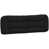 Maison Chic posteljno vzglavje - vzglavna omarica - vzglavna stranica črna 160 cm blago, (21704286) | Shoptok.si