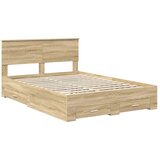  Konstrukcija postelje Sonoma hrast 150 x 200 cm Konstruiran les, (5000103818) | Shoptok.si