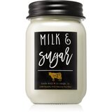 Milkhouse Candle Co. Farmhouse Milk & Sugar dišeča sveča Mason Jar 368 g Cene