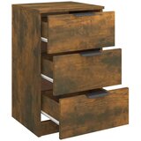  Noćni ormarići 2 kom boja dimljenog hrasta 40x36x65 cm | shoptok.hr