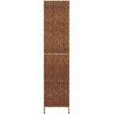 Sobna pregrada s 3 panela smeđa 122 x 180 cm od vodenog zumbula | shoptok.hr