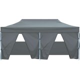Šator za svadbe - šator za zabave Antracit 291 x 580 x 315 cm Oxford tkanina - Antracit s 4 bočna zida Da | shoptok.hr