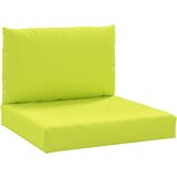  Blazine za kavč iz palet 2 kosa svetlo zeleno blago, (20656770) | Shoptok.si