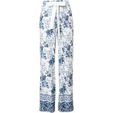 Trendyol Hlače mornarska / dimno modra / bela | Shoptok.si