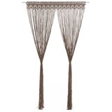 vidaXL Zavesa makrame taupe 140x240 cm bombaž, (21024741) Cene