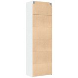 Ormarić za pohranu bijeli 70 x 42,5 x 225 cm konstruirano drvo | shoptok.hr