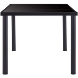 vidaXL 9-dijelni blagovaonski set od umjetne kože crni | shoptok.hr