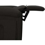  Naslonjač od tkanine crni | shoptok.hr