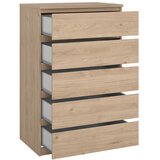 Tvilum Komoda v hrastovem dekorju v naravni barvi 77x121x50 cm Naia – | Shoptok.si