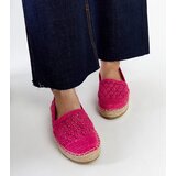 Gemre Dark pink lace platform espadrilles Samra | shoptok.hr