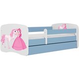 MID.YOU Dječji krevet Dreamy princeza 160x80 sa madracem s ladicom Plava | shoptok.hr