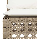 vidaXL 5-dijelni vrtni set sofa s jastucima bež od poliratana | shoptok.hr