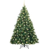 vidaXL Umjetno božićno drvce s stalakom Zelena 180 cm PE i PVC | shoptok.hr