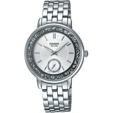 Casio Ženski ručni sat, Kvarcni mehanizam, Beli brojčanik, LTP-E408D-7AVDF, Srebrna boja Cene