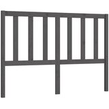  Uzglavlje za krevet sivo 156 x 4 x 100 cm od masivne borovine | shoptok.hr