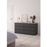 Tvilum Tamno siva komoda 154x76x50 cm Naia – | shoptok.hr