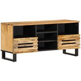 Maison Chic TV omarica - TV stojalo - Televizijska omarica 100x34x46 cm trden robusten mangov les, (21700039) | Shoptok.si