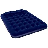  90750 Bestway Inflatable Flocked Airbed with Pillow and Air Pump 203 x 152 x 22 cm 67374 | shoptok.hr