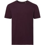 RUSSELL Burgundy Men's T-shirt Pure Organic Cene