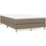 vidaXL Box spring postelja z vzmetnico taupe 120x190 cm blago Cene