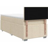 Boxspring krevet s madracem Krem 90 x 200 cm Tkanina | shoptok.hr