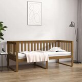  Dnevni krevet boja meda 100x200 cm od masivne borovine Cijene