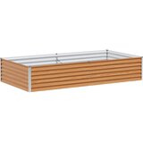  Povišena vrtna gredica 195 x 100 x 36 cm Cinkani čelik | shoptok.hr