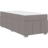  Krevetna konstrukcija Sivo-smeđa 120 x 190 cm tkanina | shoptok.hr